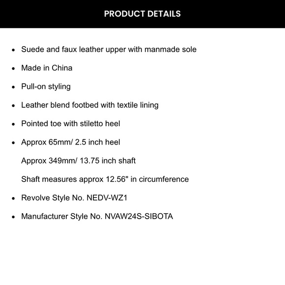 NWT Nakedvice Sia Boot Sz 7 - Picture 5 of 5